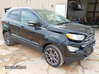 2019 Ford EcoSport Titanium z VIN MAJ6S3KL8KC281579, wystawiony jako IAAI lot #41995080 z przebiegiem 93 240 mil mil oraz . Historia ofert i sprzedaży dostępna na DreamBid. Obrazek 1.