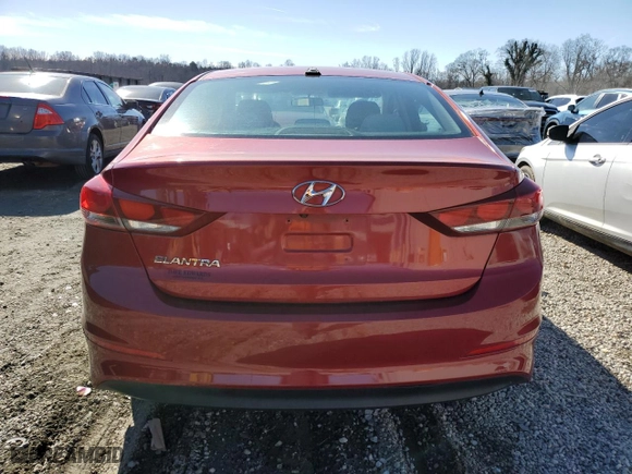 2017 Hyundai Elantra SE with VIN 5NPD84LF2HH042671, listed as a Copart auction lot 89336035 with 98,945 mi miles and Salvage Title. Bid and sale history available at carsss.com. Image 6.