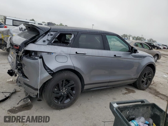 2021 Land Rover Range Rover Evoque R-Dynamic S with VIN SALZT2FX0MH147563, listed as a Copart auction lot 69930813 with 43,639 mi miles. Bid and sale history available at carsss.com. Image 3.