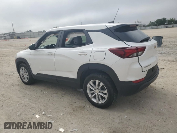 2021 Chevrolet TrailBlazer LS with VIN KL79MMS27MB033828, listed as a Copart auction lot 46075424 with 28,882 mi miles and . Bid and sale history available at DreamBid. Image 2.