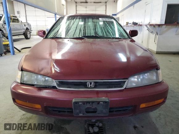 1997 Honda Accord EX with VIN 1HGCD5661VA019511, listed as a Copart auction lot 46363695 with 240,030 mi miles and Salvage Title. Bid and sale history available at carsss.com. Image 5.