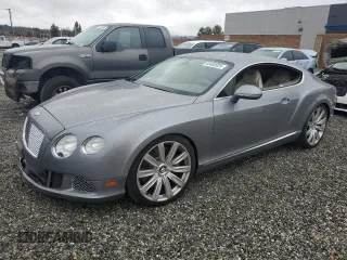 2012 Bentley Continental GT with VIN SCBFR7ZA5CC074511, listed as a Copart auction lot 45402025 with 51,261 mi miles and Salvage Title. Bid and sale history available at DreamBid. Image 1.