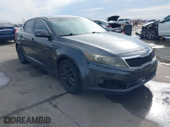 2011 Kia Optima LX with VIN KNAGM4A72B5057583, listed as a IAAI auction lot 41649320 with 207,898 mi miles and . Bid and sale history available at DreamBid. Image 1.