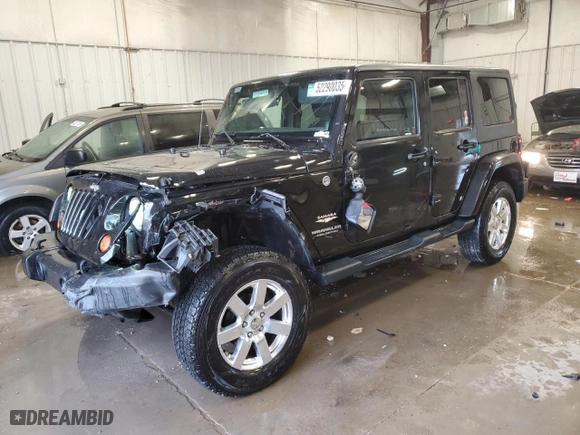 2013 Jeep Wrangler Unlimited Sahara with VIN 1C4BJWEG0DL665578, listed as a Copart auction lot 52290035 with 183,136 mi miles and Clean Title. Bid and sale history available at carsss.com. Image 1.