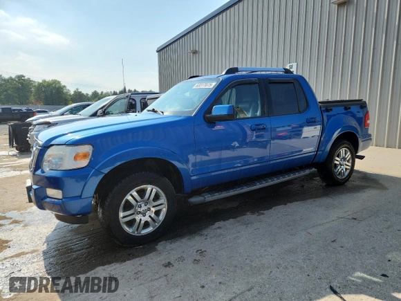 2010 Ford Explorer Sport Trac Limited with VIN 1FMEU5D82AUF01419, listed as a Copart auction lot 63317075 with 107,623 mi miles and Non repairable. Bid and sale history available at DreamBid. Image 1.