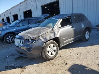 2016 Jeep Compass Sport with VIN 1C4NJCBB4GD765153, listed as a Copart auction lot 87743315 with 107,933 mi miles and Salvage title. Bid and sale history available at DreamBid. Image 1.