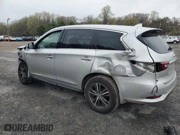 2019 Infiniti QX60 Luxe with VIN 5N1DL0MN1KC535141, listed as a Copart auction lot 52712525 with 95,192 mi miles and Salvage title. Bid and sale history available at DreamBid. Image 2.