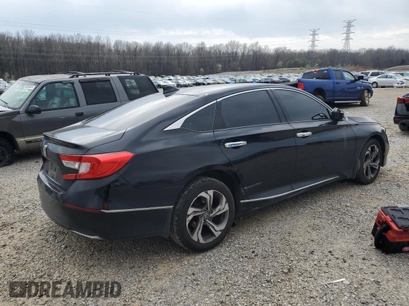 2018 Honda Accord EX with VIN 1HGCV1F42JA206853, listed as a Copart auction lot 48052095 with 145,599 mi miles and Salvage Title. Bid and sale history available at DreamBid. Image 3.