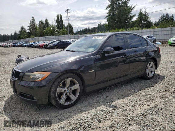 2008 BMW 3 Series 328xi with VIN WBAVC73588KP39496, listed as a Copart auction lot 62034915 with 128,368 mi miles and Salvage title. Bid and sale history available at DreamBid. Image 1.