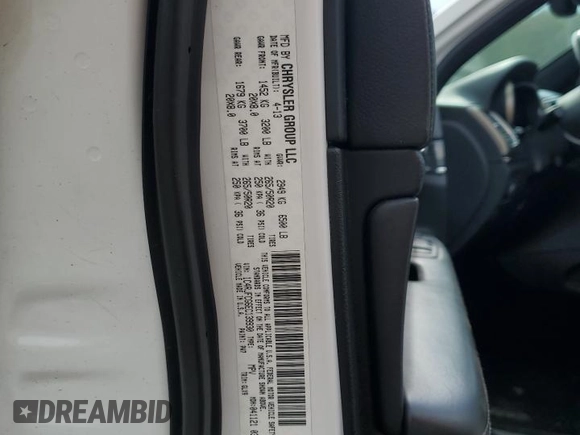 2014 Jeep Grand Cherokee Overland with VIN 1C4RJFCG6EC139930, listed as a Copart auction lot 55737505 with 110,029 mi miles and Clean Title. Bid and sale history available at DreamBid. Image 13.