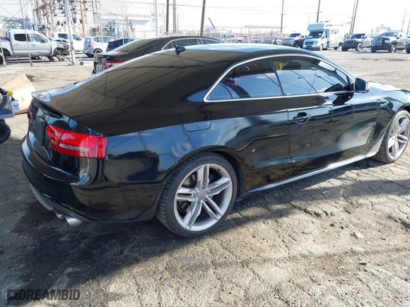 2012 Audi S5 Prestige with VIN WAUVVAFR3CA012447, listed as a IAAI auction lot 41847641 with 95,101 mi miles. Bid and sale history available at carsss.com. Image 4.