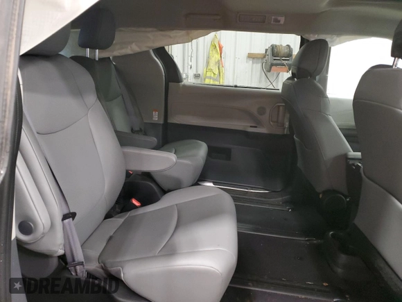 2023 Toyota Sienna XLE with VIN 5TDJSKFC3PS093292, listed as a Copart auction lot 81613604 with 0 mi miles and Salvage Title. Bid and sale history available at carsss.com. Image 11.