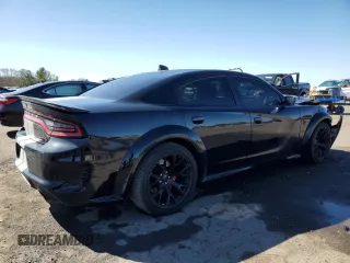 2023 Dodge Charger SRT Hellcat Widebody Jailbreak with VIN 2C3CDXL97PH615322, listed as a Copart auction lot 49891025 with 20,508 mi miles and Salvage Title. Bid and sale history available at carsss.com. Image 3.