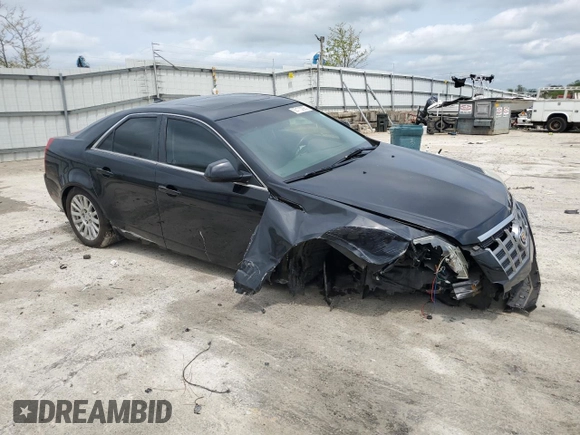 2012 Cadillac CTS with VIN 1G6DC5E56C0129152, listed as a Copart auction lot 55173295 with 93,551 mi miles and Salvage title. Bid and sale history available at DreamBid. Image 4.