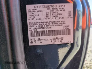 1999 Ford F-250 XL with VIN 1FTNX21FXXEC98957, listed as a Copart auction lot 61476665 with 414,070 mi miles and Salvage title. Bid and sale history available at DreamBid. Image 12.