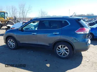 2014 Nissan Rogue S with VIN 5N1AT2MV1EC820635, listed as a IAAI auction lot 41814010 with 168,926 mi miles. Bid and sale history available at carsss.com. Image 15.