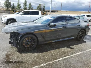 2025 BMW 8 Series M850i with VIN WBAGV8C07SCT18237, listed as a Copart auction lot 49277375 with 750 mi miles and Salvage Title. Bid and sale history available at DreamBid. Image 1.