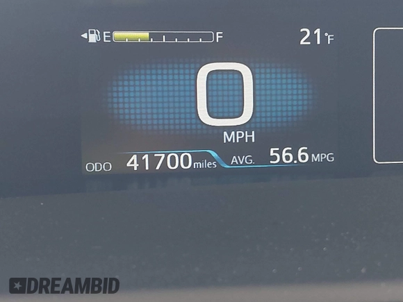 2022 Toyota Prius LE with VIN JTDKAMFP1N3206421, listed as a IAAI auction lot 41387968 with 41,700 mi miles and . Bid and sale history available at DreamBid. Image 15.