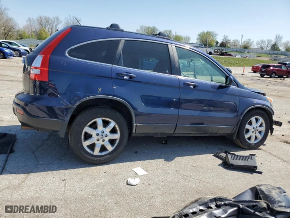2007 Honda CR-V EX-L with VIN JHLRE48757C111267, listed as a Copart auction lot 52195505 with 293,644 mi miles and Salvage Title. Bid and sale history available at carsss.com. Image 3.