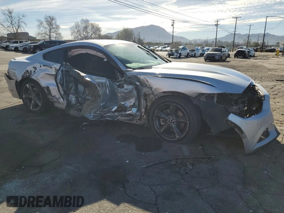 2015 Ford Mustang V6 with VIN 1FA6P8AMXF5343776, listed as a Copart auction lot 45768975 with 116,244 mi miles and Salvage Title. Bid and sale history available at DreamBid. Image 4.
