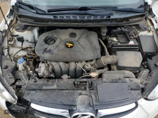 2012 Hyundai Elantra GLS PZEV with VIN 5NPDH4AE3CH142605, listed as a Copart auction lot 52125445 with 134,487 mi miles and Clean Title. Bid and sale history available at carsss.com. Image 11.
