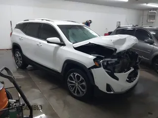 2018 GMC Terrain SLT with VIN 3GKALVEX1JL303327, listed as a IAAI auction lot 41347394 with 106,859 mi miles and . Bid and sale history available at DreamBid. Image 1.