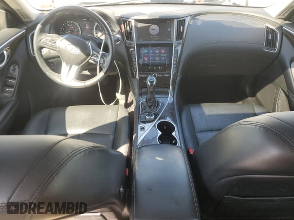 2018 Infiniti Q50 3.0t LUXE with VIN JN1EV7AR1JM437807, listed as a Copart auction lot 52291915 with 69,280 mi miles and Salvage Title. Bid and sale history available at carsss.com. Image 8.