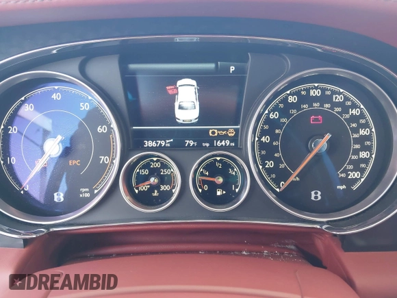 2018 Bentley Flying Spur with VIN SCBEJ9ZA0JC066473, listed as a IAAI auction lot 42286517 with 38,679 mi miles and . Bid and sale history available at DreamBid. Image 7.