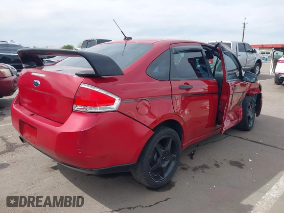 2010 Ford Focus SE with VIN 1FAHP3FN5AW298567, listed as a IAAI auction lot 41815362 with 108,327 mi miles. Bid and sale history available at carsss.com. Image 4.