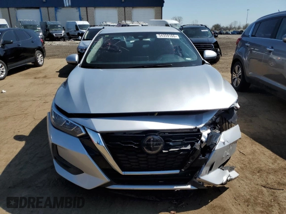 2023 Nissan Sentra SV with VIN 3N1AB8CV0PY278369, listed as a Copart auction lot 54359165 with 51,782 mi miles and Salvage Title. Bid and sale history available at DreamBid. Image 5.