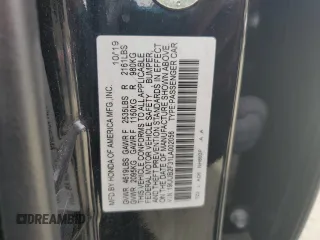 2020 Acura TLX with VIN 19UUB2F31LA002056, listed as a Copart auction lot 49848115 with 72,563 mi miles and Salvage title. Bid and sale history available at DreamBid. Image 12.