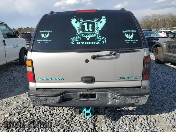 2004 Chevrolet Suburban LS with VIN 3GNEC16Z24G287651, listed as a Copart auction lot 48778835 with 0 mi miles and Salvage Title. Bid and sale history available at carsss.com. Image 6.