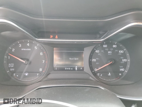 2021 Chevrolet TrailBlazer LT with VIN KL79MPS2XMB020024, listed as a Copart auction lot 46375995 with 81,416 mi miles and Salvage Title. Bid and sale history available at carsss.com. Image 9.