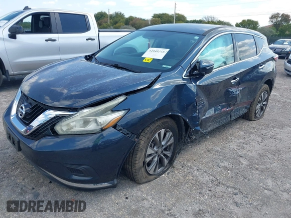 2015 Nissan Murano SL z VIN 5N1AZ2MH1FN209826, wystawiony jako IAAI lot #42048318 z przebiegiem 110 190 mil mil oraz . Historia ofert i sprzedaży dostępna na DreamBid. Obrazek 6.