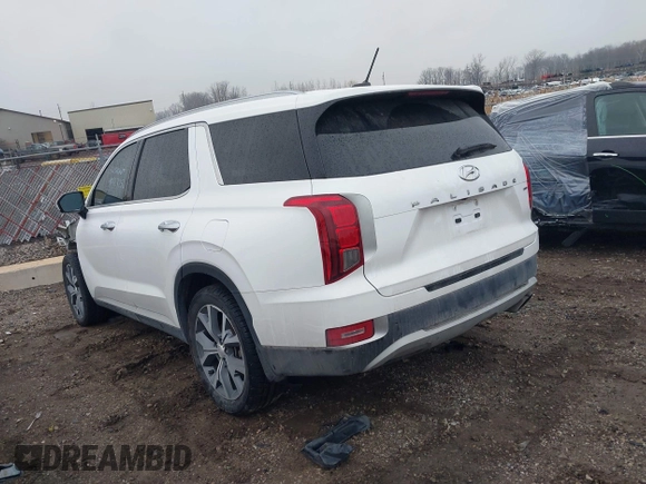 2021 Hyundai Palisade SEL z VIN KM8R3DHE9MU309742, wystawiony jako IAAI lot #41132184 z przebiegiem 53 716 mil mil oraz . Historia ofert i sprzedaży dostępna na DreamBid. Obrazek 3.