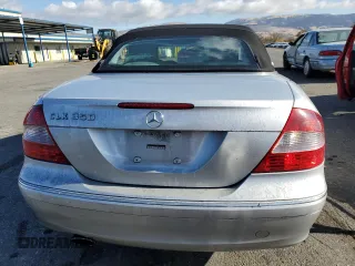 2006 Mercedes-Benz CLK 350 with VIN WDBTK56J66F177886, listed as a Copart auction lot 80913444 with 85,589 mi miles and Salvage Title. Bid and sale history available at DreamBid. Image 6.
