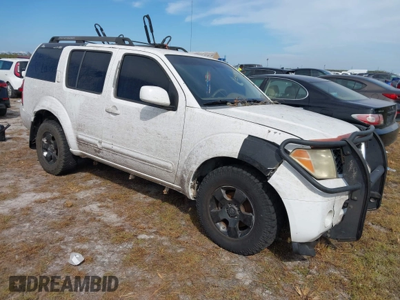 2007 Nissan Pathfinder SE with VIN 5N1AR18W47C609122, listed as a IAAI auction lot 40535039 with 1 mi miles. Bid and sale history available at carsss.com. Image 1.