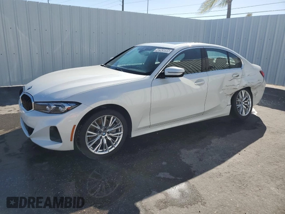 2024 BMW 3 Series 330i with VIN 3MW69FF09R8E39109, listed as a Copart auction lot 48945895 with 33,085 mi miles and Clean Title. Bid and sale history available at carsss.com. Image 1.