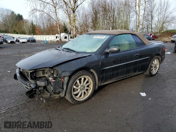 2001 Chrysler Sebring LXi with VIN 1C3EL55U41N559517, listed as a Copart auction lot 86212434 with Not Provided miles and Salvage Title. Bid and sale history available at DreamBid. Image 1.