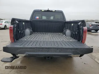 2022 Toyota Tundra 1794 Edition with VIN 5TFMA5DB1NX004452, listed as a Copart auction lot 43456365 with 37,191 mi miles and Salvage title. Bid and sale history available at DreamBid. Image 6.