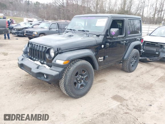 2018 Jeep Wrangler Sport S with VIN 1C4GJXAG0JW224562, listed as a IAAI auction lot 41327316 with 68,761 mi miles and . Bid and sale history available at DreamBid. Image 2.