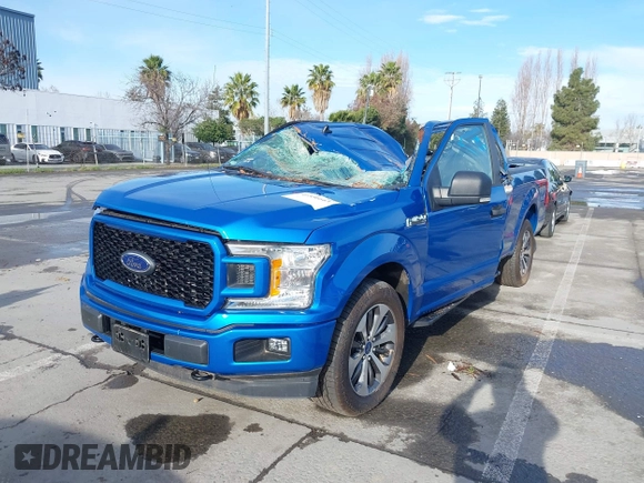 2020 Ford F-150 XL with VIN 1FTFX1E48LKD02362, listed as a IAAI auction lot 41556663 with 1 mi miles. Bid and sale history available at carsss.com. Image 6.