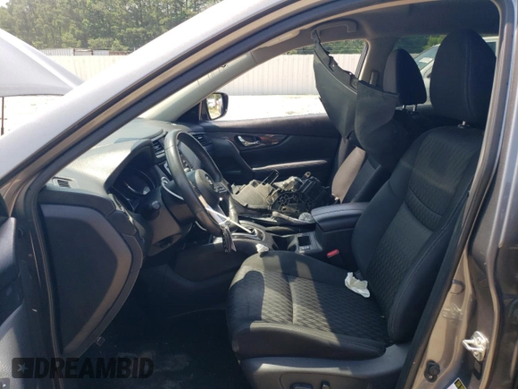 2017 Nissan Rogue S with VIN KNMAT2MV9HP592739, listed as a Copart auction lot 59557825 with 216,268 mi miles and Salvage title. Bid and sale history available at DreamBid. Image 7.