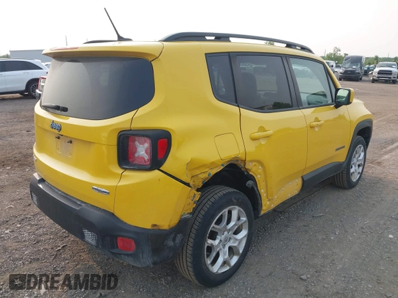 2017 Jeep Renegade Altitude with VIN ZACCJBBB6HPE96724, listed as a IAAI auction lot 42399816 with 66,912 mi miles and . Bid and sale history available at DreamBid. Image 4.