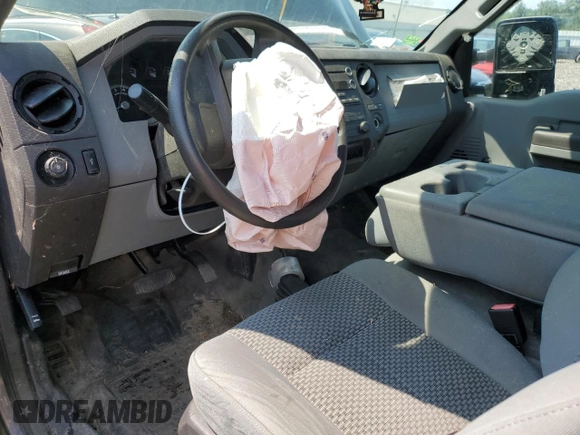 2015 Ford F-250 XLT with VIN 1FTBF2B65FEC75010, listed as a Copart auction lot 63868314 with 73,742 mi miles and Salvage title. Bid and sale history available at DreamBid. Image 8.