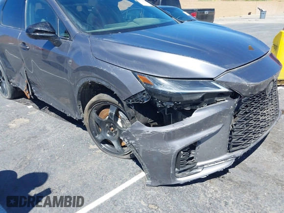 2023 Lexus RX 500h F Sport Performance with VIN 2T2BCMEA6PC006969, listed as a IAAI auction lot 40154592 with Not provided miles and . Bid and sale history available at DreamBid. Image 6.