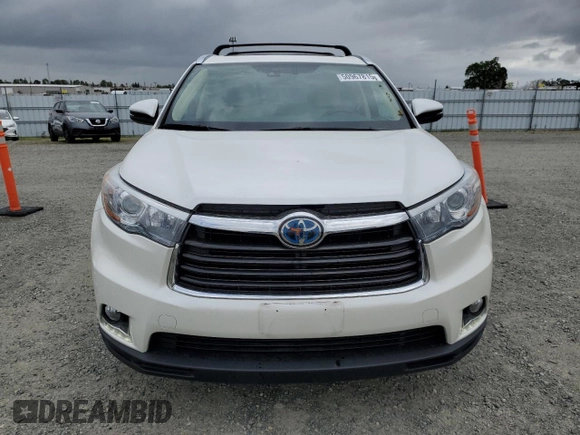 2016 Toyota Highlander Hybrid Limited with VIN 5TDDCRFH2GS014726, listed as a Copart auction lot 50967815 with 36,142 mi miles and Salvage Title. Bid and sale history available at carsss.com. Image 5.
