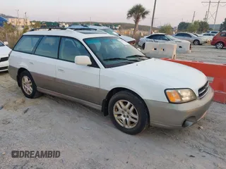 2001 Subaru Legacy Outback Limited with VIN 4S3BH686517676241, listed as a IAAI auction lot 41275133 with 121,676 mi miles and . Bid and sale history available at DreamBid. Image 1.