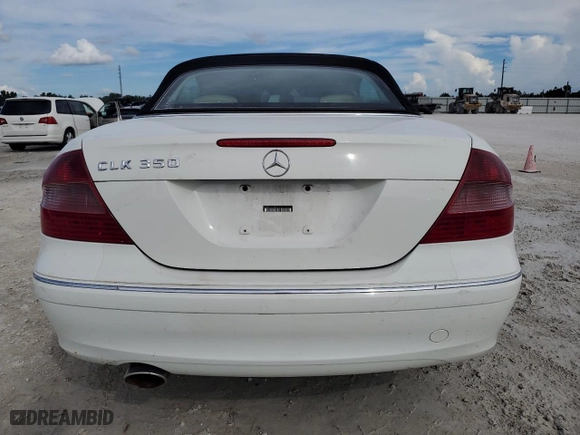 2008 Mercedes-Benz CLK-Class 3.5L with VIN WDBTK56F78F251122, listed as a Copart auction lot 73884774 with 80,444 mi miles and Salvage Title. Bid and sale history available at carsss.com. Image 6.