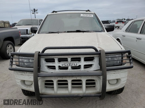 2002 Isuzu Rodeo S with VIN 4S2DM58W324327147, listed as a Copart auction lot 75194104 with Not Provided miles and Salvage Title. Bid and sale history available at DreamBid. Image 5.